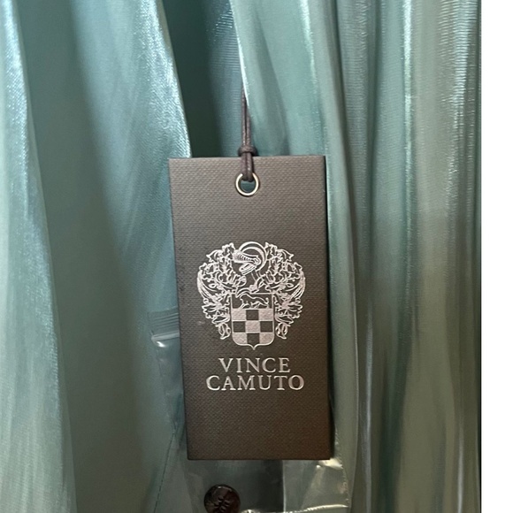 Vince Camuto Womens Iridescent Button Up Shirt Size Small - Picture 6 of 9